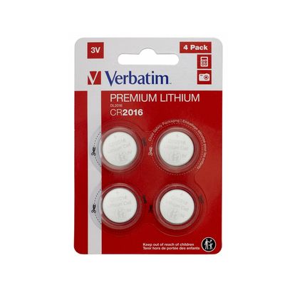 Verbatim 49531 4 x Baterii Lithium CR2016 3V