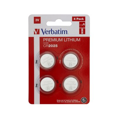 Verbatim 49532 4 x Baterii Lithium CR2025 3V