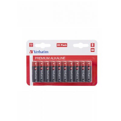 Verbatim 49877 20 x Baterii Alkaline AA
