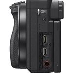 SonyAlphaA6400AparatFotoMirrorless242MP4KBodyNegru