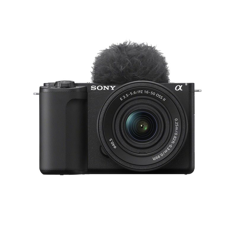 SonyZVE10IIAparatFotoMirrorless26MPVideo4K60pKitcuObiectiv1650mmmk2