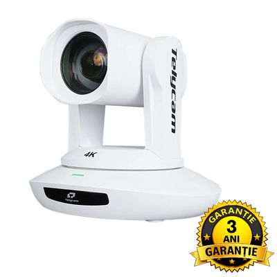Telycam Vision+ Camera PTZ 4K HDMI NDI USB Zoom Optic 30x Auto-Tracking Alb