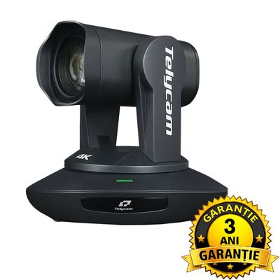 Telycam Vision+ Camera PTZ 4K HDMI NDI USB Zoom Optic 30x Auto-Tracking Negru