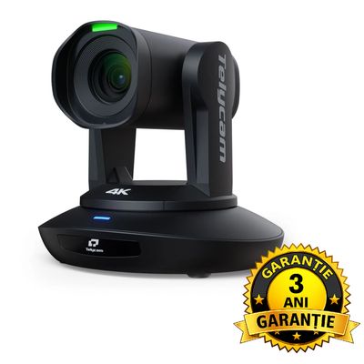 Telycam Vision+ Camera PTZ 4K HDMI NDI USB Zoom Optic 20x Auto-Tracking Negru