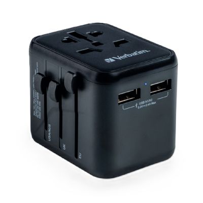 Verbatim UTA-01 Adaptor Universal de Calatorie 2 x USB A