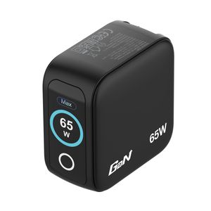 Verbatim Incacator Mini GaN 65W cu Display si 2 Porturi Negru