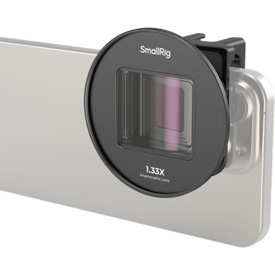 Resigilat: SmallRig 1.33x Anamorphic Lens pentru Mobile Phone (T-mount) 4590 - RS125081558-2