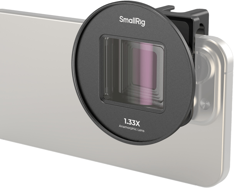 SmallRig Resigilat: SmallRig 1.33x Anamorphic Lens pentru Telefon Mobil (T-mount) 4590-f64.ro - RS125081558-2