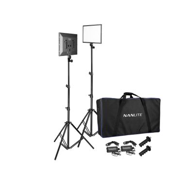 Nanlite Lumipad 25 Kit 2 Lampi LED Bi-color 25.6W