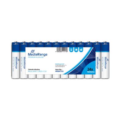 MediaRange Premium 24 x Baterii Alcaline AAA/LR03/1.5V