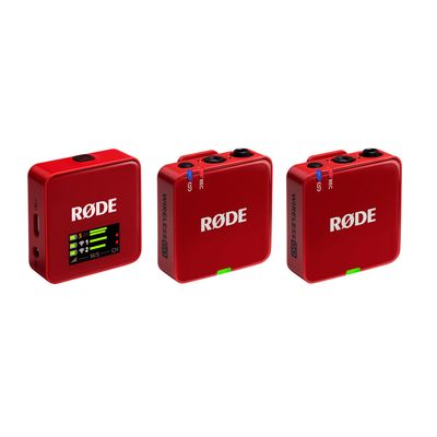 Rode Wireless GO Gen 3 Sistem Wireless 2 Microfoane Rosu