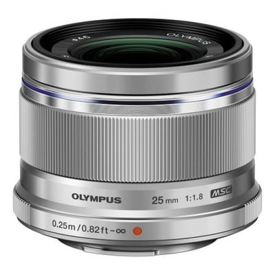 Resigilat: Olympus 25mm F1.8 Obiectiv Olympus MFT Argintiu - RS125011593-2