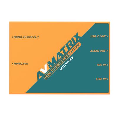 AVMATRIX UC1218-4K PRO HDMI TO USB3.0 4K30 Capture Box
