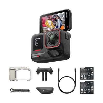 Insta360 Ace Pro 2 8K Dual Battery Xplorer Bundle Camera Video Sport Argintiu
