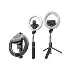 KathayLampaLedBicolorCircularacuTelecomandasiMinitrepiedExtensibil70cm