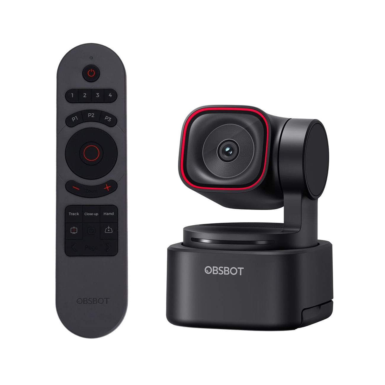 camera video marsarier OBSBOT Tiny 3 Lite Remote Combo Camera Video PTZ 4K AI cu Telecomanda
