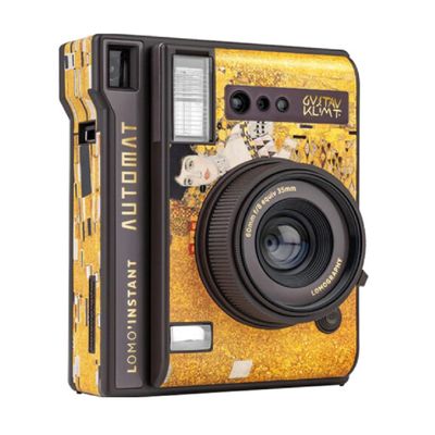 Lomo Aparat Foto Instant Automat cu Accesorii Klimt Gold Leaf