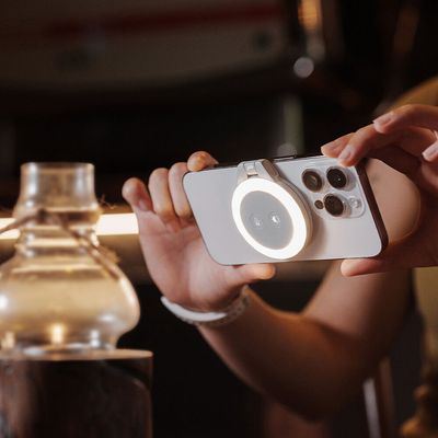 PGYTECH MagGlow Lampa LED pentru Telefon Negru