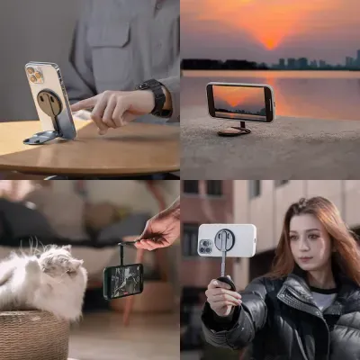 PGYTECH MagFlex Suport Foto pentru Telefon Negru
