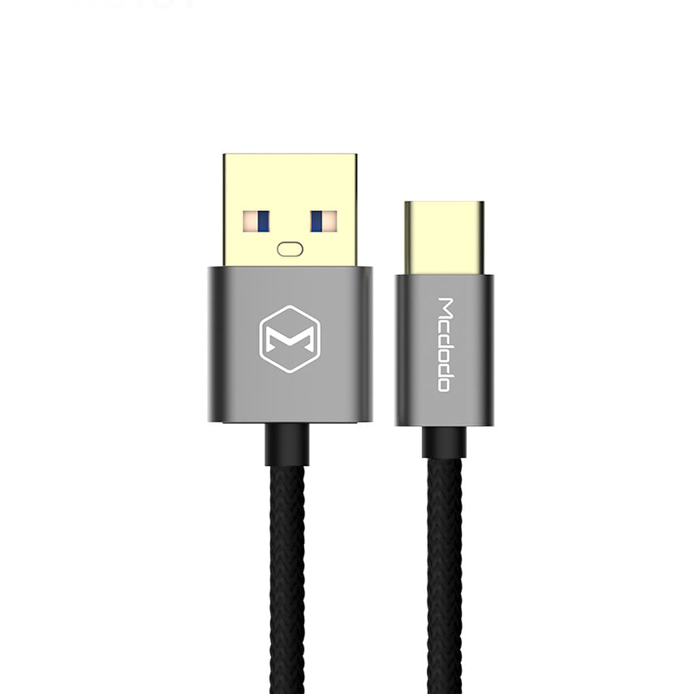 Telephony Mcdodo Cablu Fast Type-C USB 3.0 1m 2.4A max Grey