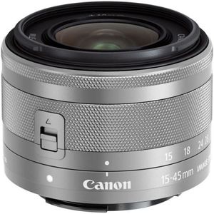 Resigilat: Canon EF-M 15-45mm f/3.5-6.3 IS STM, argintiu - RS125035105-1