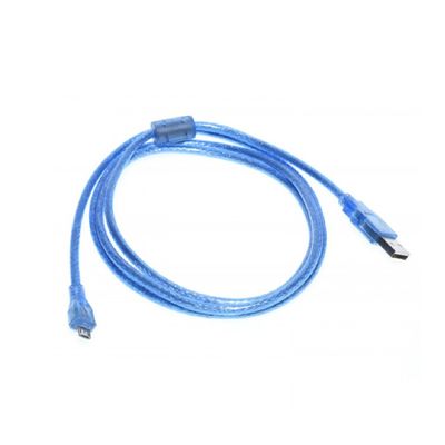 TED Cablu USB Tata la Mini USB 1,5m Albastru
