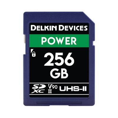 Delkin Power 2000X Card de Memorie SDXC 256GB UHS-II (U3/V90) R300/W250