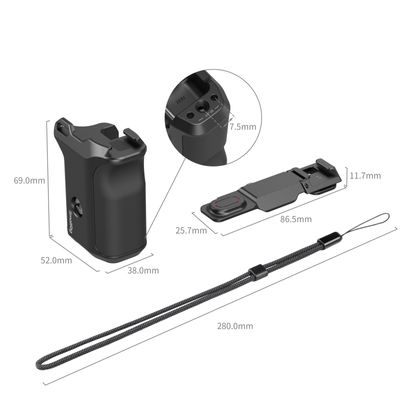 SmallRig 6259 Maner pentru Cage Dedicate DJI Osmo Action 6