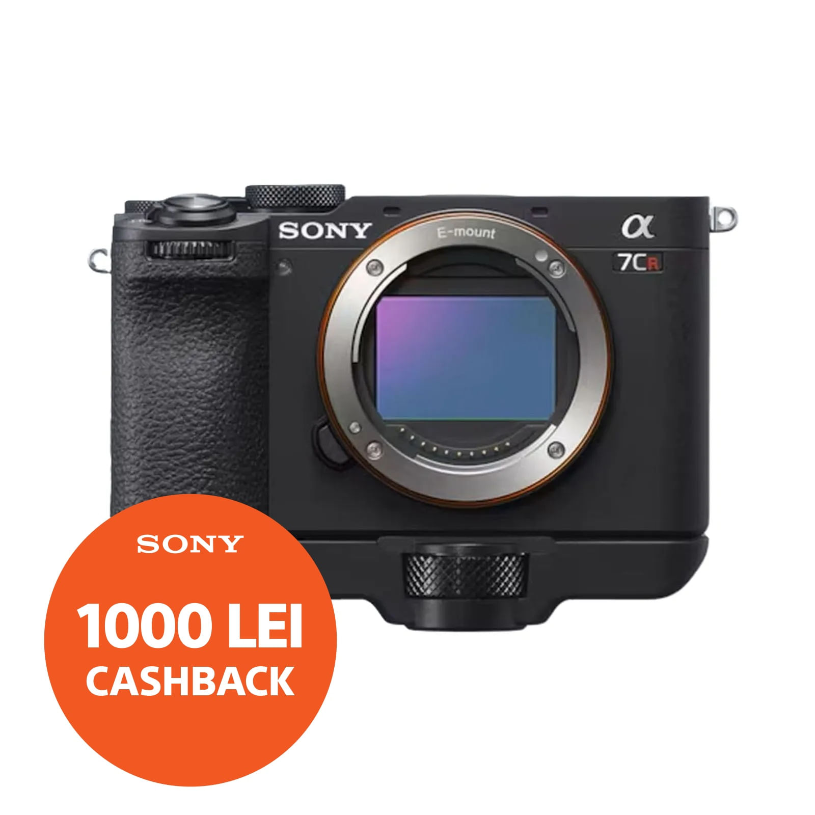Cameras Sony Alpha-7CR Aparat Foto Mirrorless  Full Frame 4K 61MP Body Negru