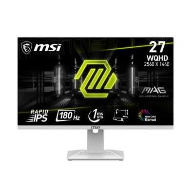 MSI MAG 274QRFW Monitor Gaming 27" WQHD 2560x1440 Fast IPS Alb