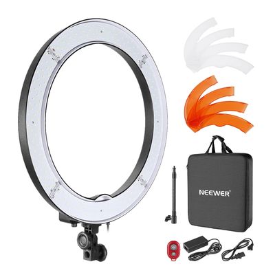 Resigilat: Neewer RL-18 Lampa LED Bi-Color Circulara 18" - RS125091003-1
