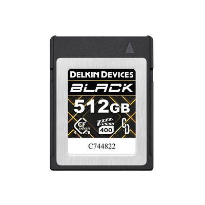 Delkin Black Card de Memorie CFexpress 4.0 Tip B 512GB VPG400 R3600/W3200