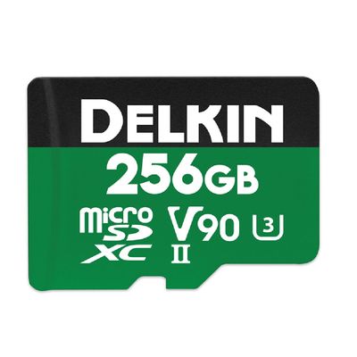 Delkin Power 2000X Card de Memorie microSD 256GB UHS-II (V90) R300/W250