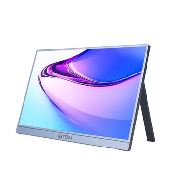 Arzopa A1S Monitor Portabil 14'' Gri Argintiu