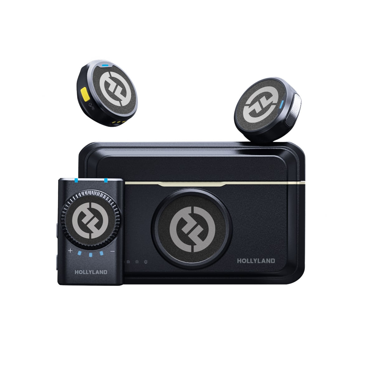 camera video marsarier Resigilat: Hollyland Lark M2 Camera Duo Sistem Wireless Compact Shine Charcoal - RS125075811-16