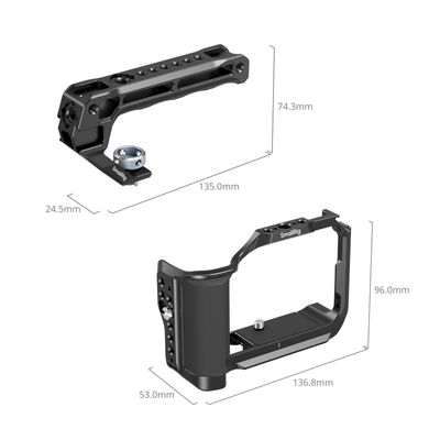 SmallRig 5766 Cage Kit pentru Canon EOS R50 V Negru