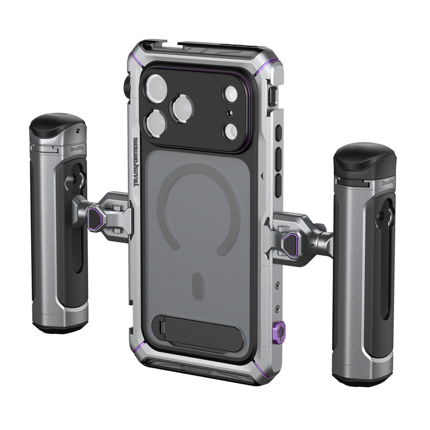 microfoane Resigilat: SmallRig 5585 Kit Cage cu Manere Laterale pentru iPhone 17 Pro Megatron Edition - RS125096394-1