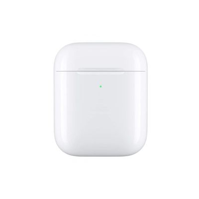 Apple Carcasa Incarcare Wireless Originala pentru AirPods Generatia 1 si 2 Alb