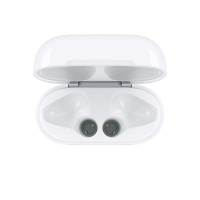 Apple Carcasa Incarcare Wireless Originala pentru AirPods Generatia 1 si 2 Alb