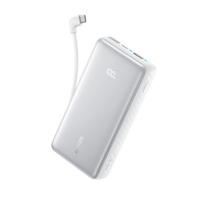 Anker Zolo Acumulator Extern 10.000 mAh 22.5W Cablu USB-C Alb