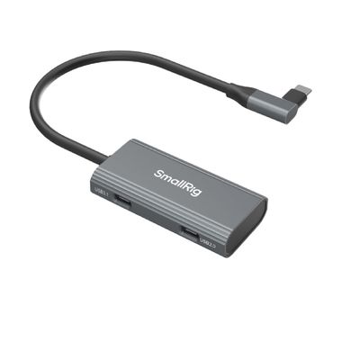 Resigilat: SmallRig 4598 Hub USB-C 4-în-1 PD/USB-C 3.1/USB-C 2.0 cu Adaptor Audio - RS125082693-1
