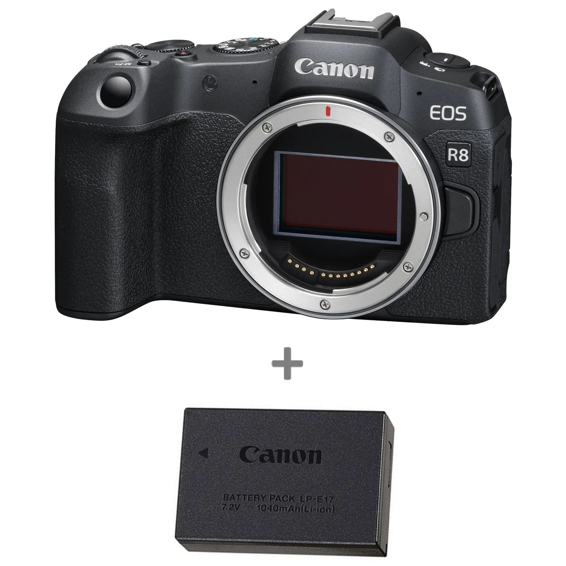 Canon EOS R8 Aparat Foto Mirrorless Kit cu Acumulator LP-E17 -F64