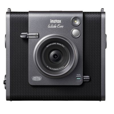 [Pachet] Fujifilm Instax Wide Evo Camera Instant Negru + Film Instant Wide Color 10 bucati