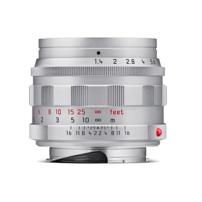 Resigilat: Leica Summilux-M 50mm F1.4 Obiectiv Foto Rangefinder Argintiu Anodizat - RS125085660-1
