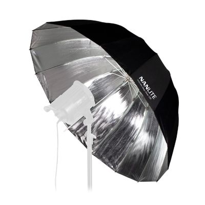 Nanlite U-135DS Umbrela Parabolica Argintie 135cm