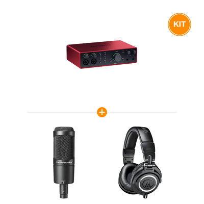 [Pachet] Home Studio Premium Focusrite Scarlett 16i16 + Audio-Technica AT2050 + Audio-Technica ATH-M50X