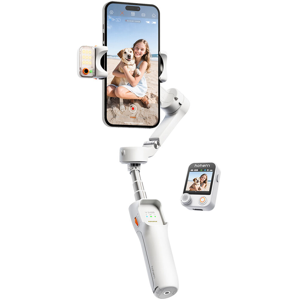 espressoare automate Hohem iSteady V3 Ultra Stabilizator Gimbal Alb