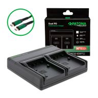 Resigilat: Patona Incarcator Premium Dual PD pentru Sony NP-FP50 NP-FH50 70 100 Intrare/ie?ire USB-C - RS125078346-1