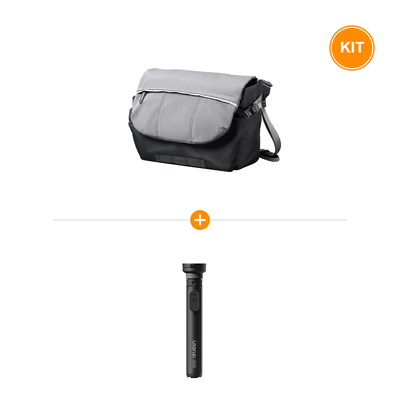 [Pachet] Ulanzi TE88 Geanta Foto de Umar + Ulanzi MT85 TorchMaster Snap V2 Minitrepied Selfie Stick cu MagSafe Negru