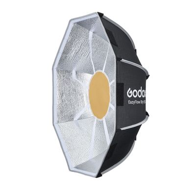 Godox EazyFlow Beauty Dish Pliabil Negru/Argintiu 65cm Montura Bowens
